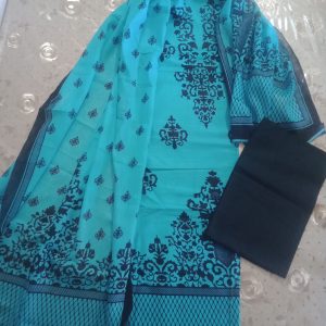 Latest Designed, High Quality Cotton Fabric, Exclusive, Fashionable, Stylish and Comfortable, Salwar Kameez for Women (Three pcs)